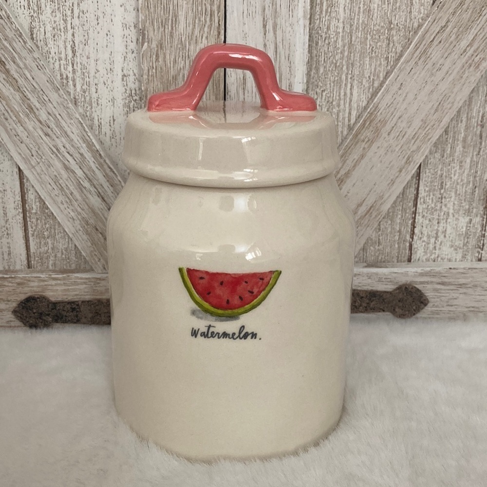 Rae Dunn HTF 2018 Baby Watermelon Canister